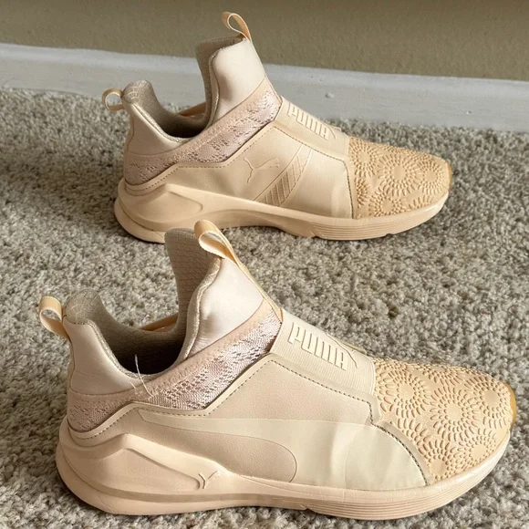 Puma Fierce KRM Womens Cream Textile
Slip On Cross Training Shoes Size 8 - Picture 4 of 14